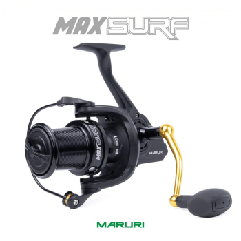 MOLINETE DE PESCA PRAIA LONG CAST MARURI MAX SURF 6000 - 8 ROLAMENTOS - DRAG: 20KG