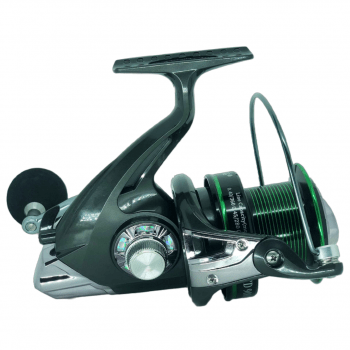 Molinete de Pesca Praia TD 8000 - 15 Rolamentos - Drag:20kg - Carretel Alumino - Extra Grande