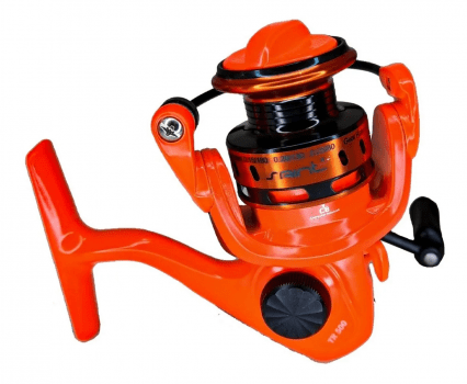 Molinete De Pesca Ultra Light Saint Plus Truly 500 Fd 6 Rolamentos - Laranja