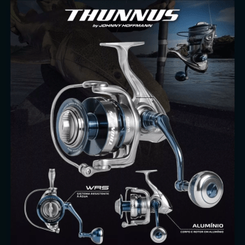 MOLINETE MARINE SPORTS THUNNUS 4000 10 ROLAMENTO RECOLHIMENTO 4.9:1 DRAG 15KG