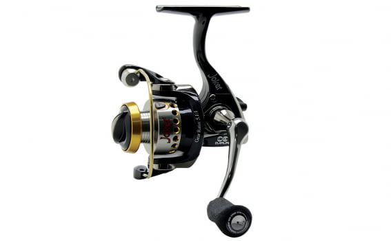 Molinete Maruri  Micro Milo Joker Black  6 Rolamentos 5.1:1 - Drag: 4kg -  Pesca Leve/Ultra Light