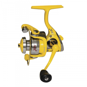 Molinete Micro Maruri Milo Joker 800 Amarelo 4 Rolamentos 5.1:1 Drag: 4kg Pesca Leve/Ultra Light