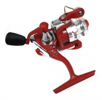 Molinete Micro Maruri Milo Joker 800 Vermelho 4 Rolamentos 5.1:1 Drag: 4kg Pesca Leve/Ultra Light