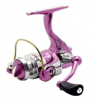 Molinete Micro Maruri Milo Joker Rosa 4 Rolamentos 5.1:1 - Drag: 4kg Pesca Leve/Ultra Light