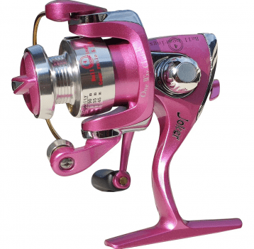 Molinete Micro Maruri Milo Joker Rosa 4 Rolamentos 5.1:1 - Drag: 4kg Pesca Leve/Ultra Light