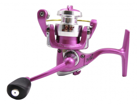 Molinete Micro Maruri Milo Joker Rosa 4 Rolamentos 5.1:1 - Drag: 4kg Pesca Leve/Ultra Light