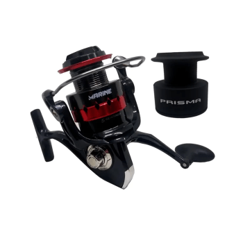 Molinete Pesca Pesada Marine Sports Prisma 8000 - 5 Rolamentos - Drag: 10kg C/ Carretel Extra