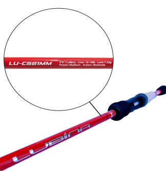 Vara Para Carretilha Marine Sports Lubina Lu-C561MM 1.68m 10-16lb - Modelo 2022