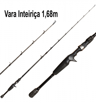 Vara Para Carretilha Marine Sports Titan X Ttx-C561m 1,68M - 8-17lbs 6-22g - Inteiriça