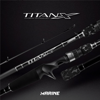 Vara Para Carretilha Marine Sports Titan X Ttx-C562mh 5'6¨ (1,68m) - 12-25lbs - 2 Partes