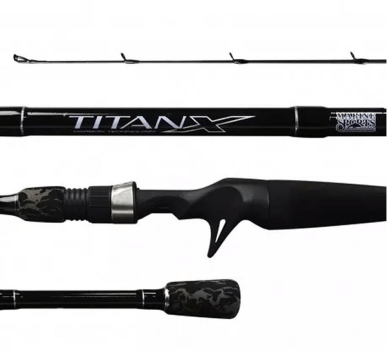 VARA PARA CARRETILHA MARINE SPORTS TITANX TTX-C561ML 5'6" (1,68M) -  6-14LBS - INTEIRA