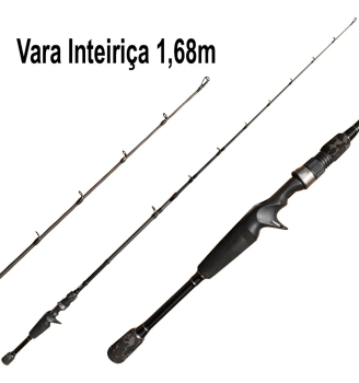 VARA PARA CARRETILHA MARINE SPORTS TITANX TTX-C561ML 5'6" (1,68M) -  6-14LBS - INTEIRA