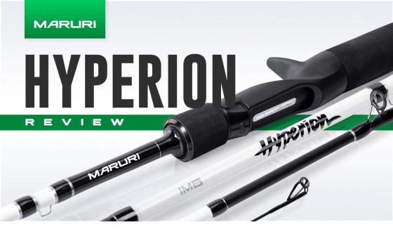 VARA PARA CARRETILHA MARURI HYPERION HY-C-581L - 1.73M - 6-12LB - CARBONO IM6