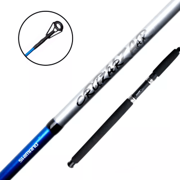 VARA PARA MOLINETE SHIMANO CRUZAR BLUE 6,6" (1,98M) 10-20LB - 2 PARTES