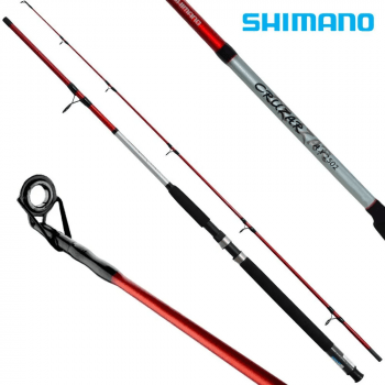 VARA PARA MOLINETE SHIMANO CRUZAR RED 6,0" (1,84M) 8-16LB - 2 PARTES