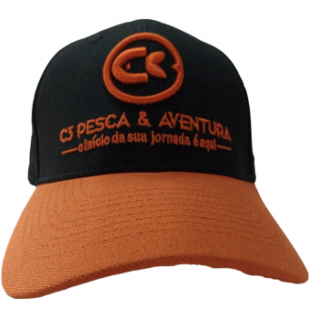 BONÉ DE PESCA PESCADOR 6 GOMOS ABA CURVA EXCLUSIVO PREMIUM C3 PESCA & AVENTURA