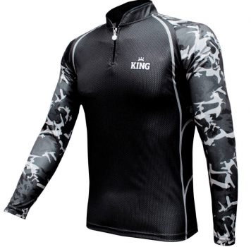 CAMISETA DE PESCA KING BRASIL PROTEÇÃO UV-A e UV-B  50+ COR:SPORT06 - SECAGEM RAPIDA