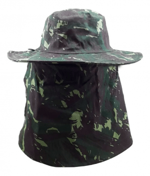 CHAPÉU AUSTRALIANO C PROTEÇÃO PESCOCO ORELHA JOGA CAMUFLADO