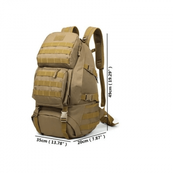 MOCHILA TATICA MILITAR REFORCADA 50L OXFORD 1000D GRANDE - ESCOLHA A COR